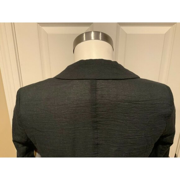 Joie Black Silk Blend Blazer W/ Notch Lapels, Size 0 (US) - Picture 7 of 9